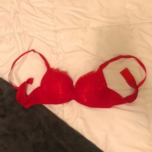 Red Push-up Bra